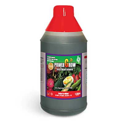 Power Grow Organic Foliar Fertilizer Ml Complete Plant Food With