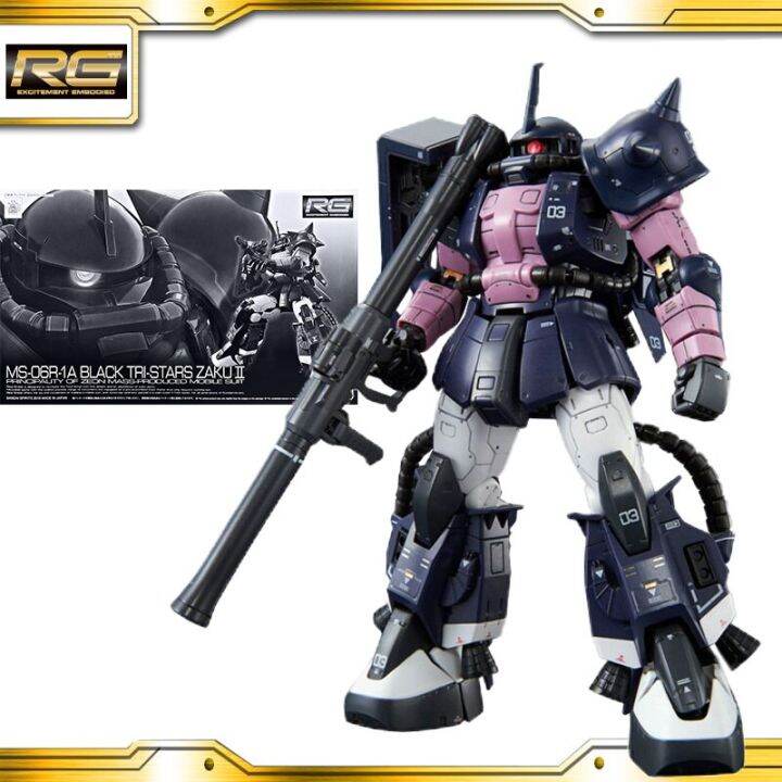 Bandai Gundam Rg Pb Ms R A Black Tri Stars Zaku Ii Gundam