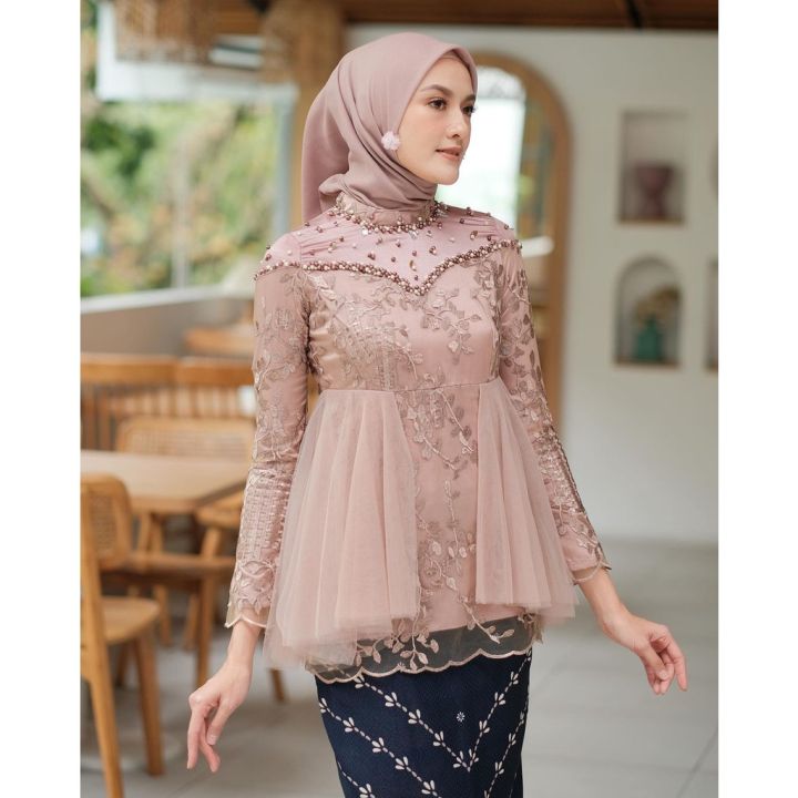 Best Seller Outfit Kebaya Brukat Tulle Mutiara Premium Kebaya Ameera