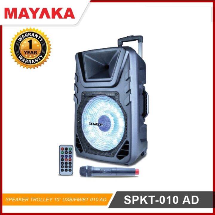 Mayaka Speaker Meeting Spkt Ad Hitam Multifungsi Speaker Inchi