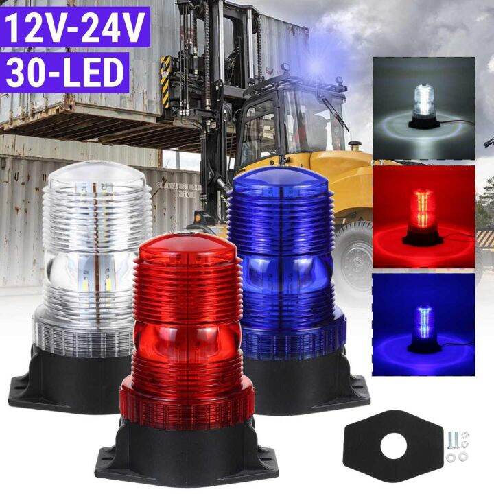 30LED Forklift Light Car Truck Emergency Warning Strobe Light Rotating