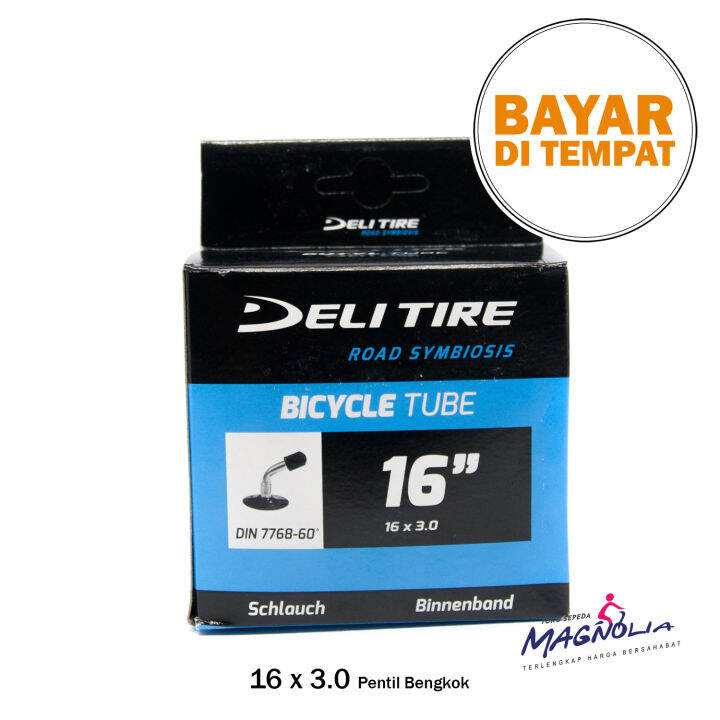 Ban Dalam Sepeda Listrik Selis 16 X3 0 Deli Tire Pentil Bengkok