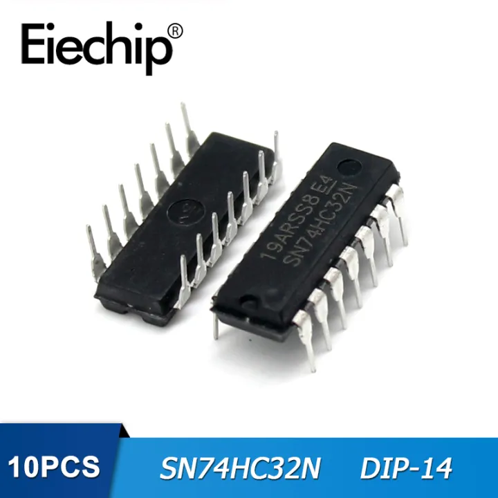 10ชน SN74HC32N DIP14 SN74HC32 74HC32 DIP 14 Logic IC ใหมของแท