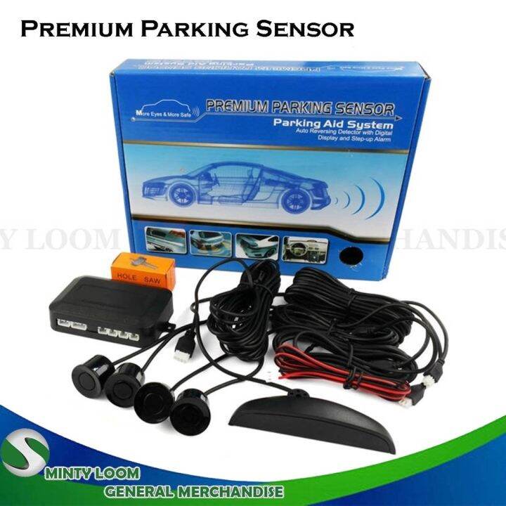 Premium Parking Sensor Led Car Backup Reverse Radar Kit With Digital