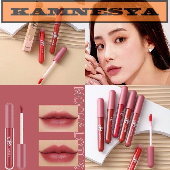 Kamnesya Lameila Nude Edition Liquid Lipstick Silky Glass Lip Glaze