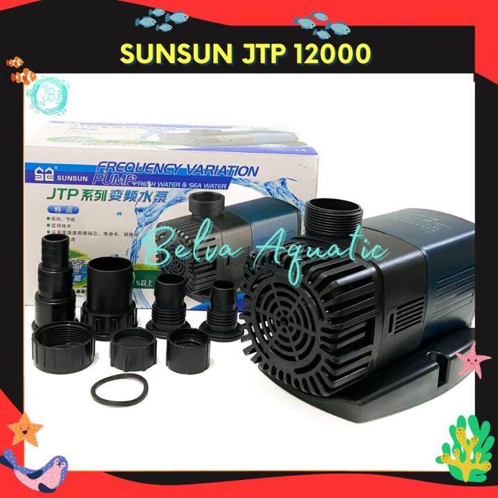 Sunsun Jtp Low Watt Hemat Listrik Pompa Air Celup Kolam Ikan Koi