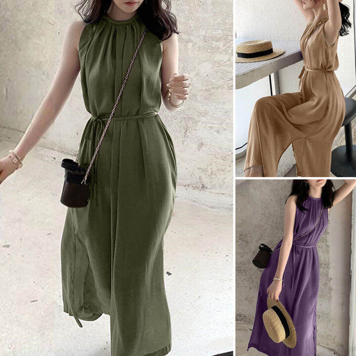 FreeShipping Esolo ZANZEA Muslimah Women Muslim Summer Sleeveless O