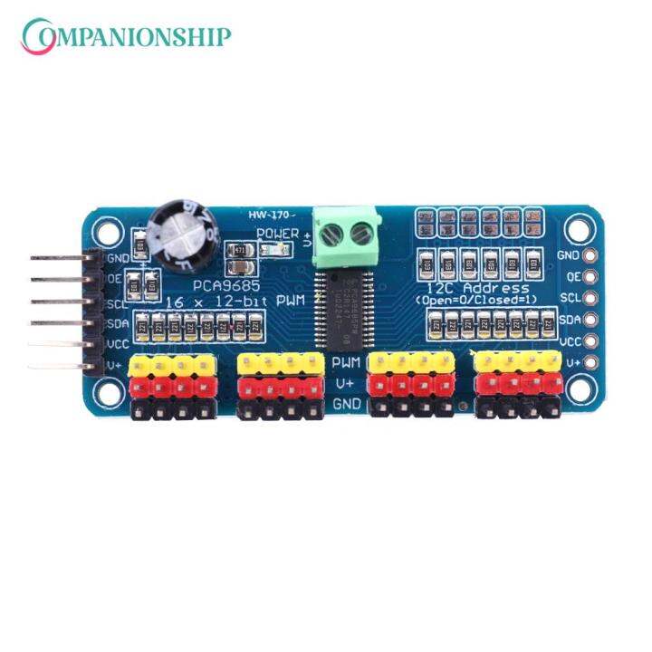 Pca Driver Module Iic Interface Channel Bit Pwm Servo Motor