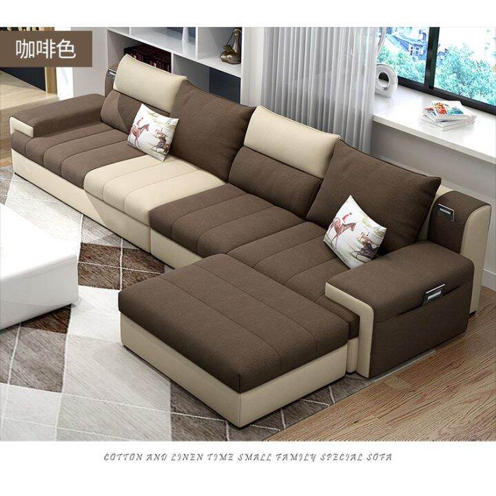 Sofa Minimalis L Shape Sofa Modern Sofa Ruang Tamu Ruang Keluarga