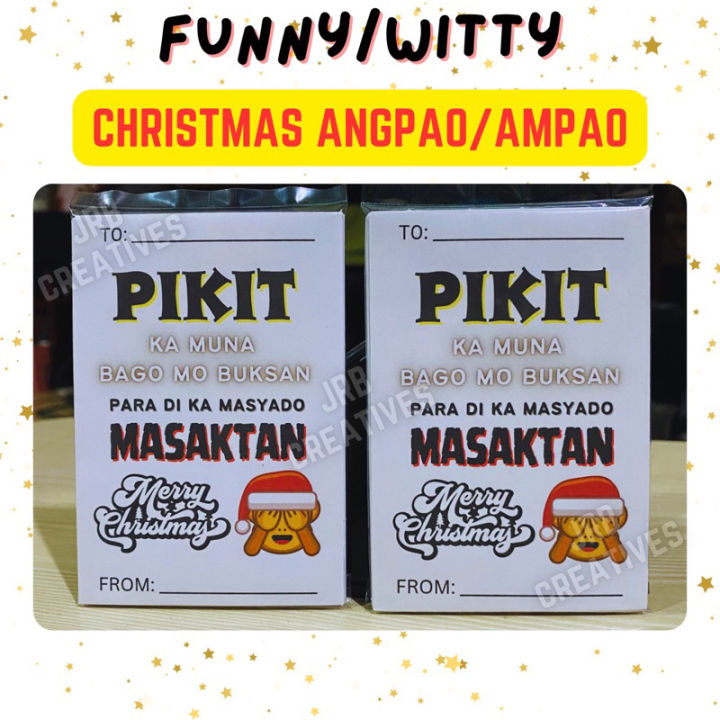 FUNNY CHRISTMAS Ang Pao Ampao Witty Captions Money Envelope Lazada PH