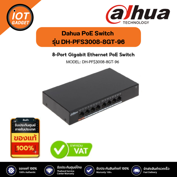 Dahua Poe Switch Dh Pfs Gt Port Unmanaged Desktop Switch