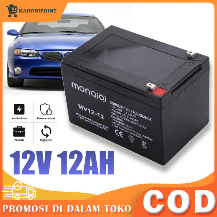 Aki Kering 12v 12ah Tahan Lama Lazada Indonesia