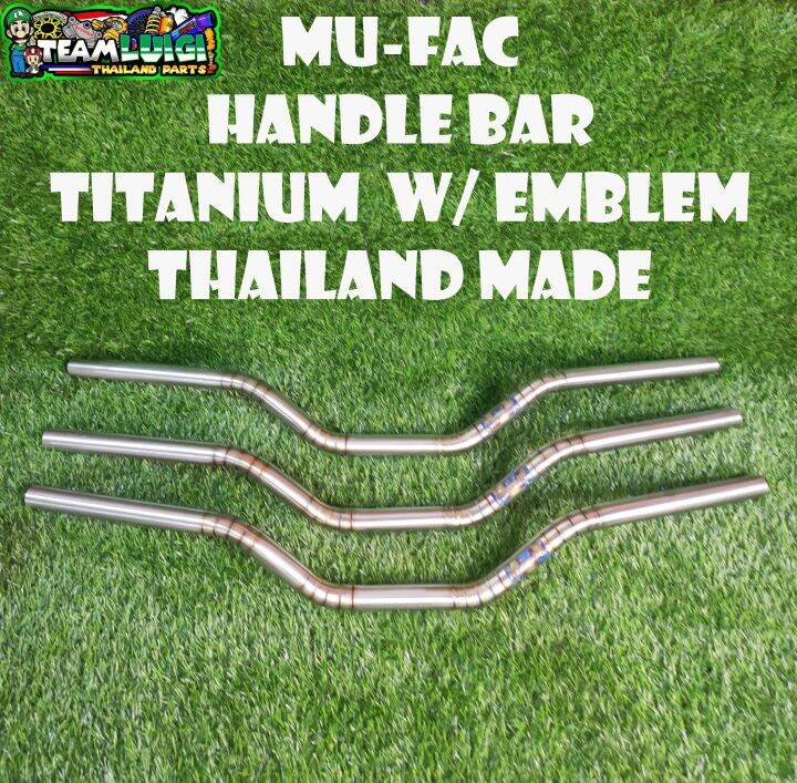 Mu Fac Titanium Handle Bar W Emblem For Nmax Pcx Universal Thailand