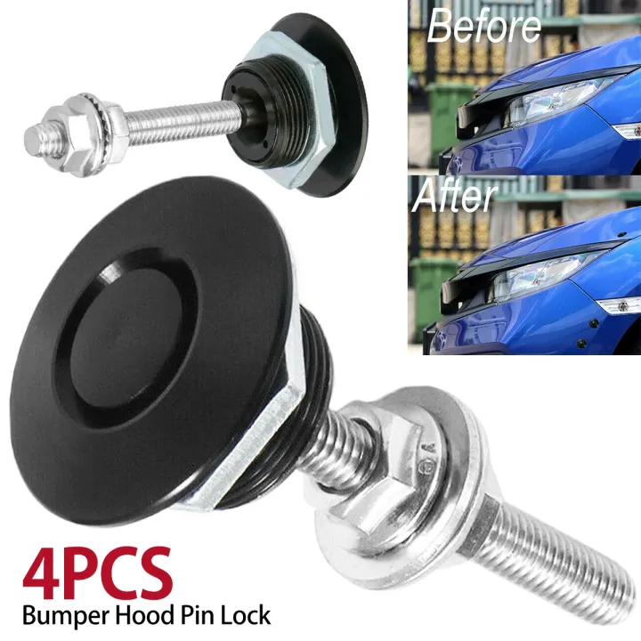 Pcs Push Button Billet Universal Aluminum Quick Release Racing Car