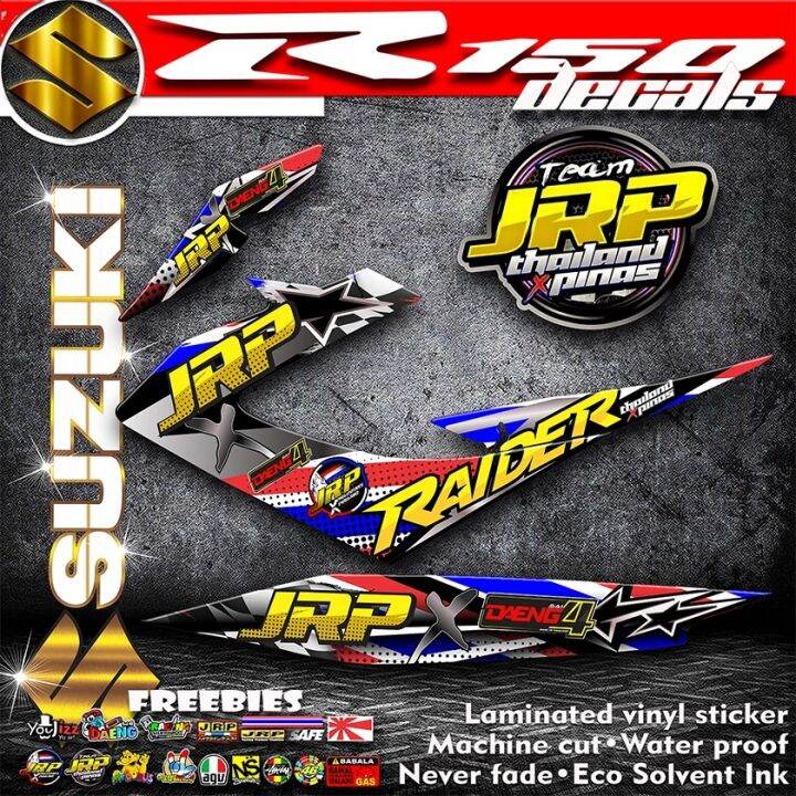 Raider Decals Jrp X Daeng Sticker For Suzuki R Carb Motorcycle