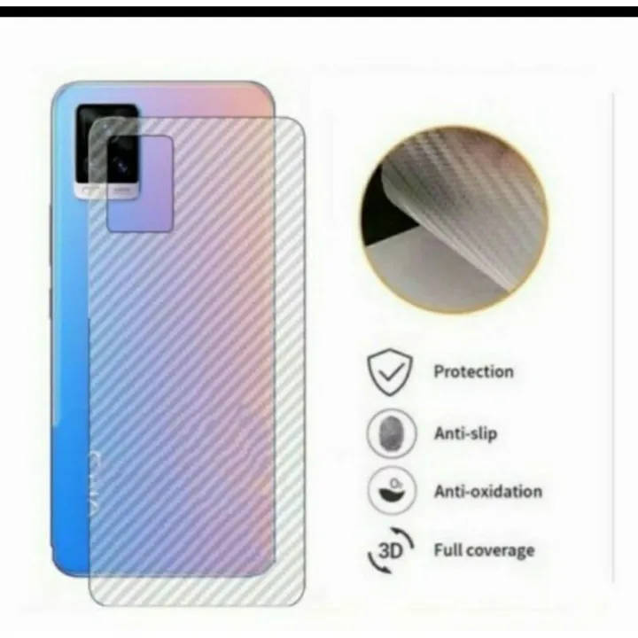 Skin Carbon Vivo V G Garskin Carbon D Stiker Back Film Violette