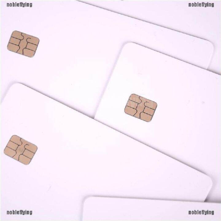 Noble 5Pcs ISO PVC IC With SLE4442 Chip Blank Smart Card Contact IC