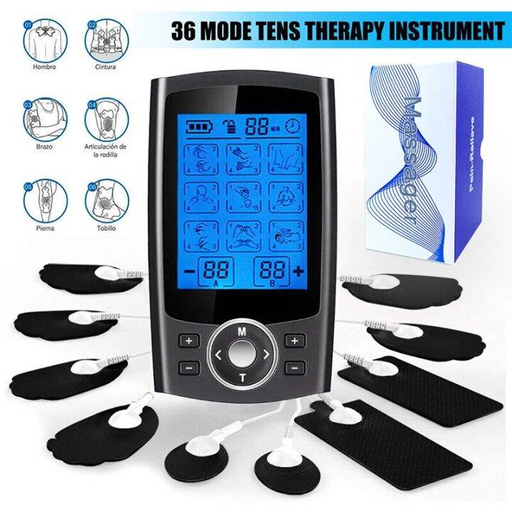 Tens Muscle Stimulator 36 Mode Electric EMS Acupuncture Body Massage