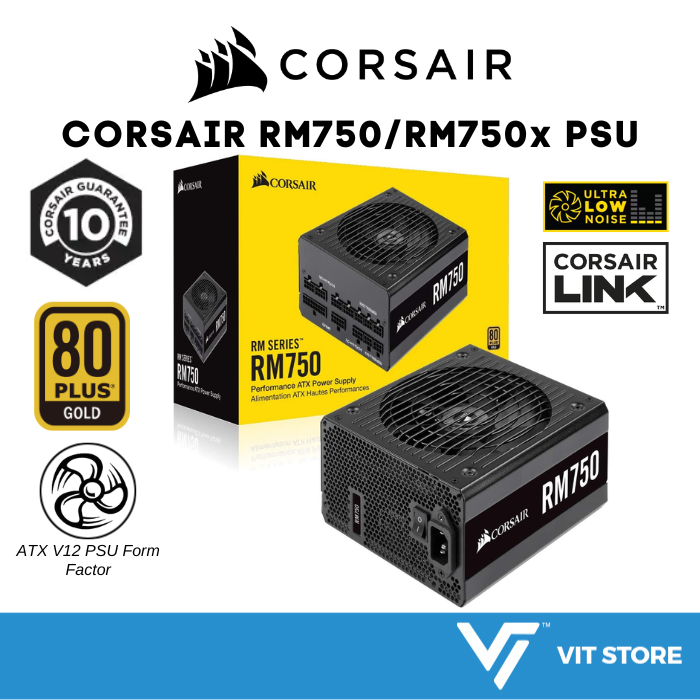 Corsair Rm Series Rm Rm X Plus Gold W Atx Psu Fully