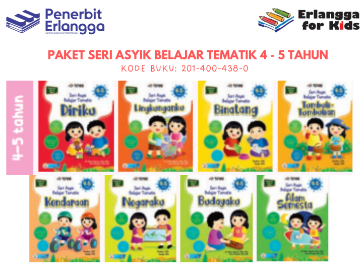 Buku Paket Seri Asyik Belajar Tematik Katalog Paud Usia Th Dan