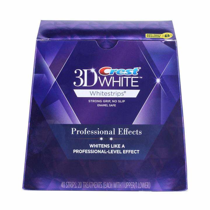 Crest 3D White Professional Effects Whitestrips 40 Strips 20