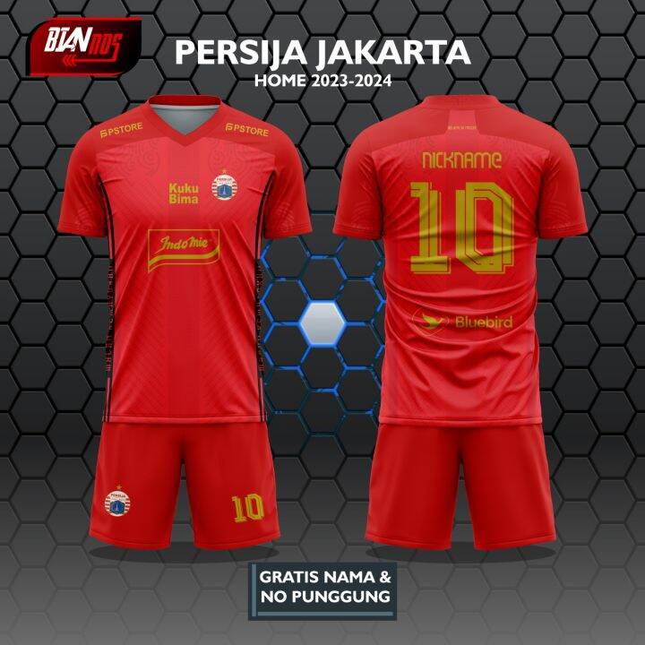 Jersey Persija Jakarta Home Full Printing Gratis Custom Nama