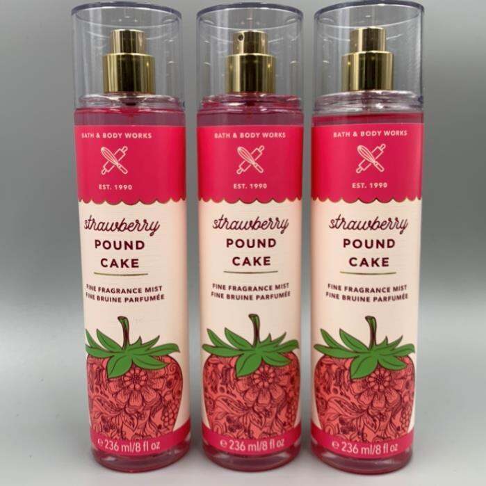 Bbw Strawberry Pound Cake Mist Ml Lazada Ph