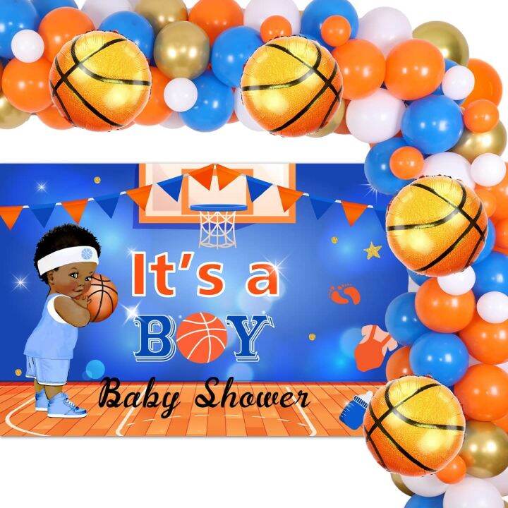 FANGLELAND Basketball Baby Shower Decorations For Boy Its A Boy