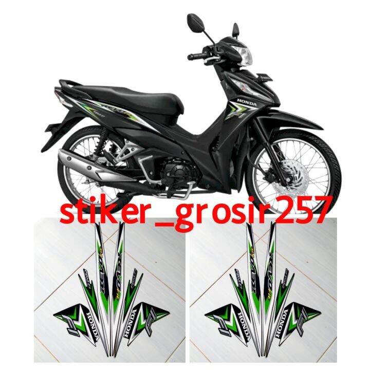 Stiker Striping Lis Les Polet Body Motor Revo Fit Fi Hitam