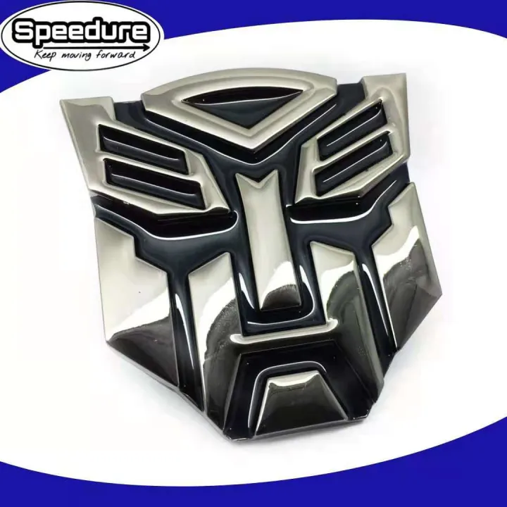 Transformer Autobot Gunmetal Black 3D Metal Emblem Sticker Lazada PH