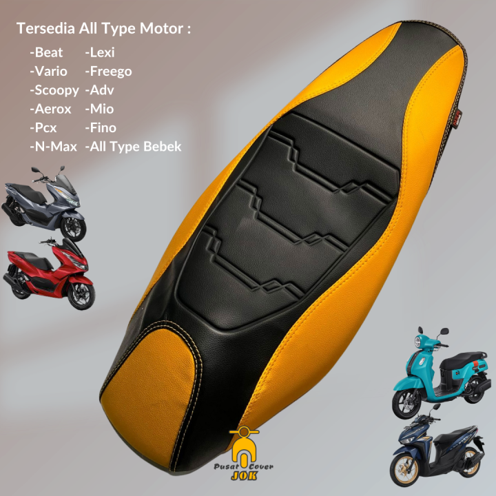 Cover Jok Pakai Staples Model Eropa Sarung Jok Kulit Jok Motor Honda