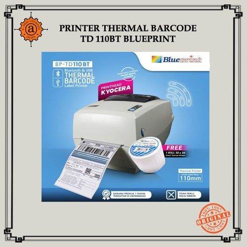 Printer Thermal Barcode BP TD 110 BT Blueprint Lazada Indonesia