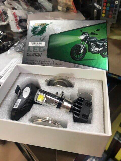 Motorcycle Led Headlight M D Rtd Tri Led W Original With Fan Lazada Ph