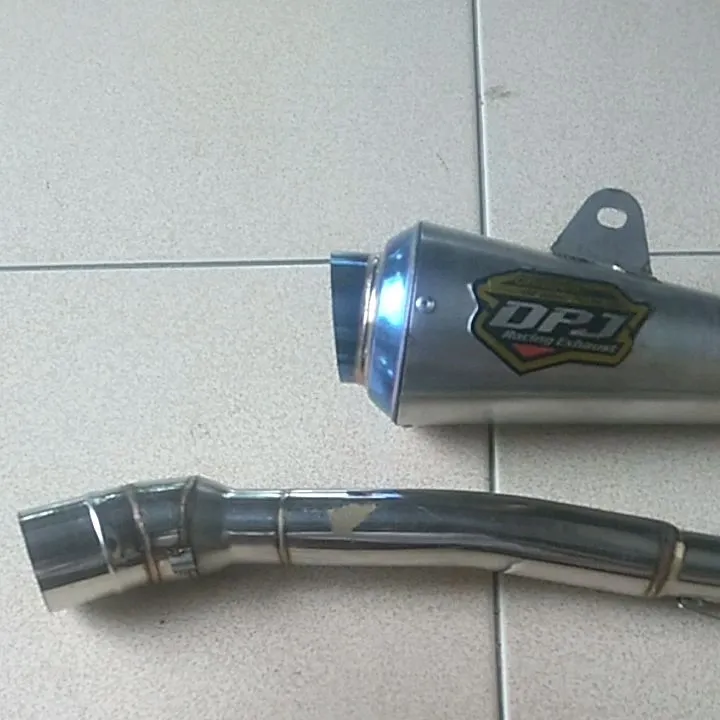 Knalpot Racing Dpj Kerucut Blue Inlet Mm Pnp All Bebek Jupiter Vega