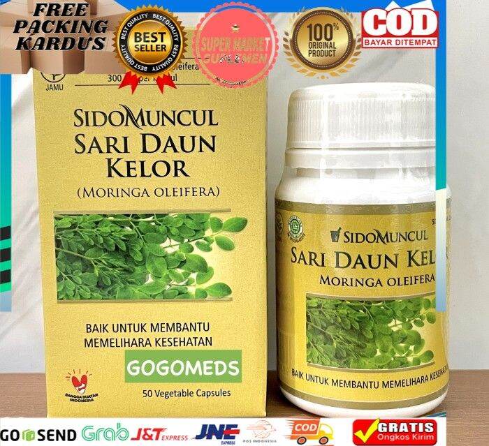 Sidomuncul Daun Kelor Isi Kapsul Moringa Oleifera Lazada Indonesia