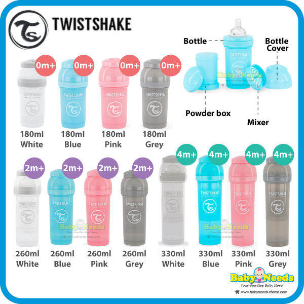 Twistshake Anti Colic Baby Bottle 180ml 260ml 330ml Lazada