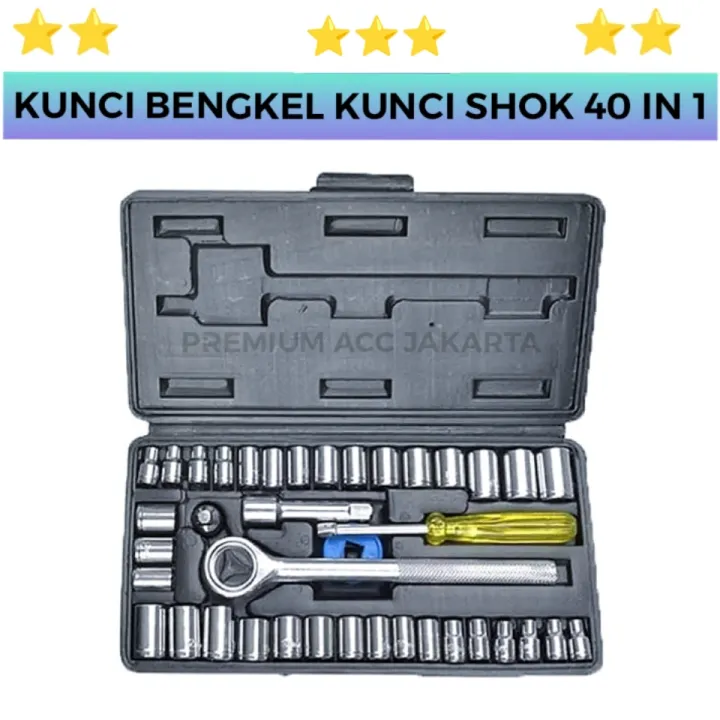 Kunci Sock Pcs Multipurpose Combination Socket Wrench Konci Pas