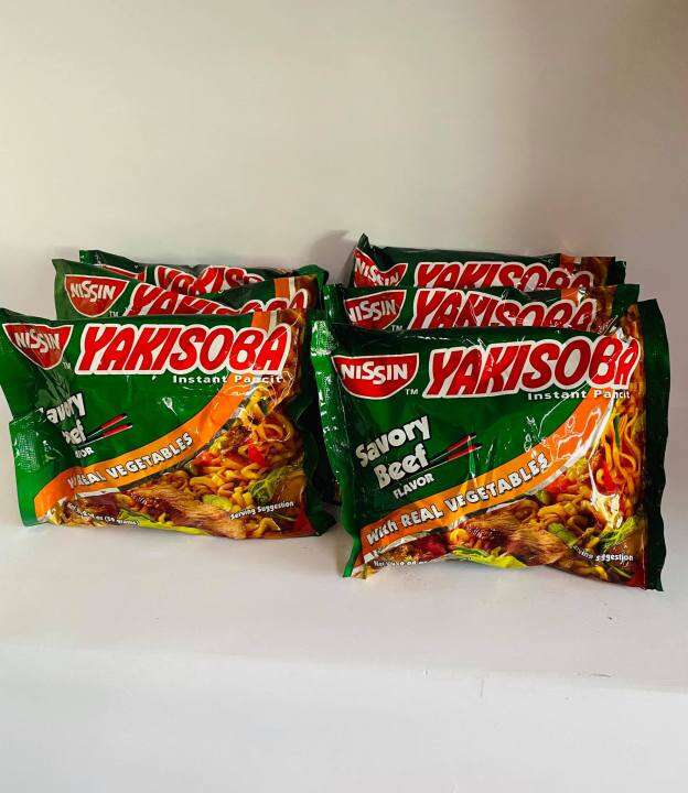 Pcs Nissin Yakisoba Savory Beef Instant Pancit Canton Lazada Ph