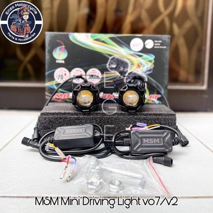 MSM MINI DRIVING LIGHT V7 4Wires Lazada PH