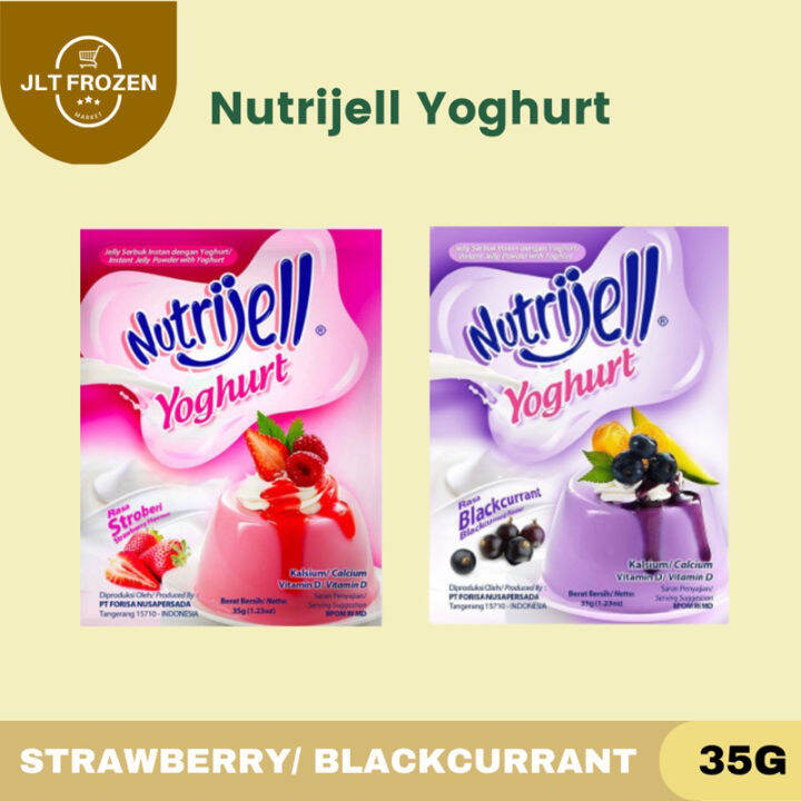 Nutrijell Yoghurt Rasa Strawberry Blackcurrant G Lazada Indonesia