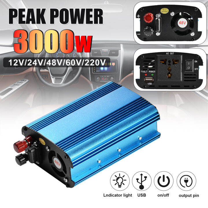 Car Inverters W Dc V V To V Solar Power Inverter