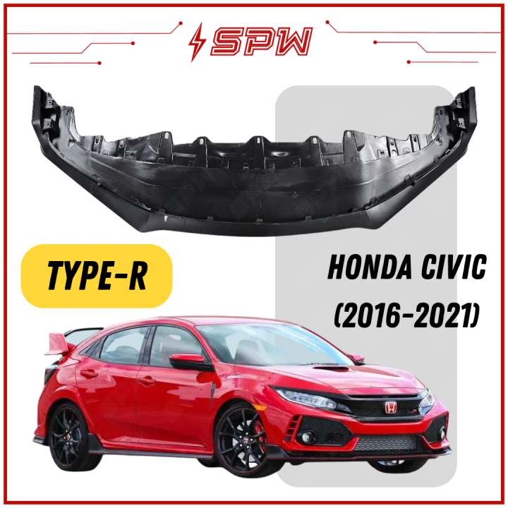 Honda Civic FC 2016 2021 Type R Front Lip Front Bumper Lip Bodykit