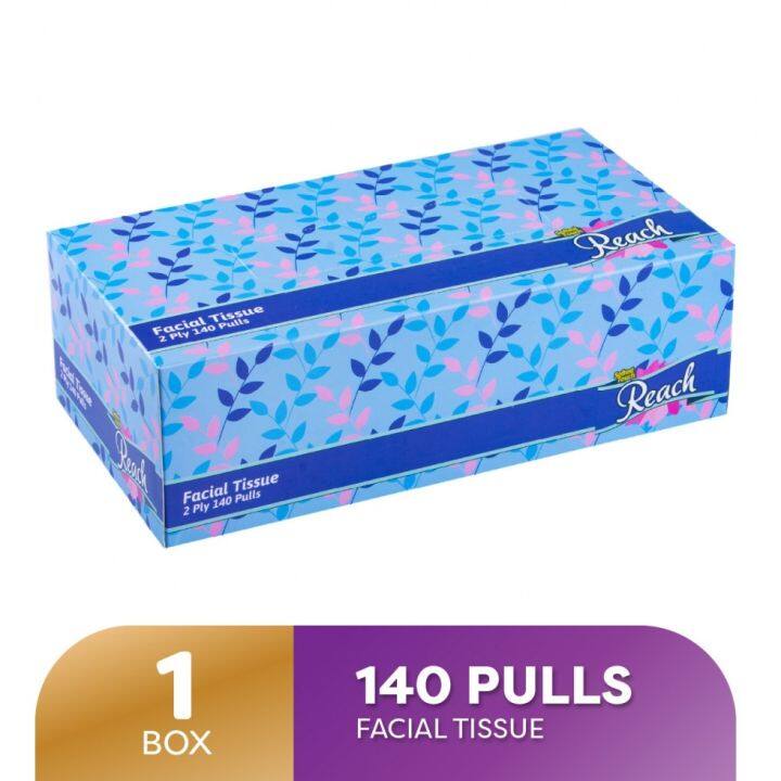 Reach Facial Tissue Box Ply Pulls Sheets Lazada Ph