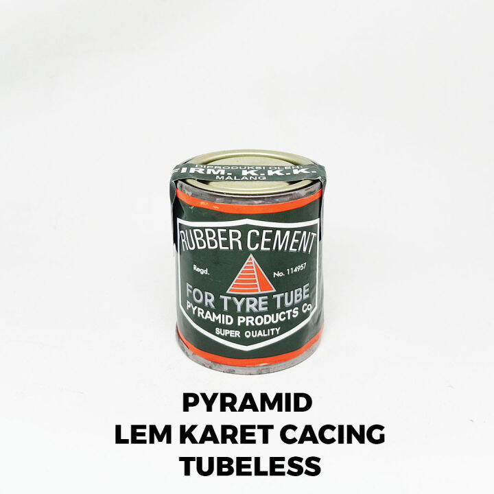 Pyramid Rubber Cement Lem Karet Cacing Tubeless Karet Tambal Tip Top