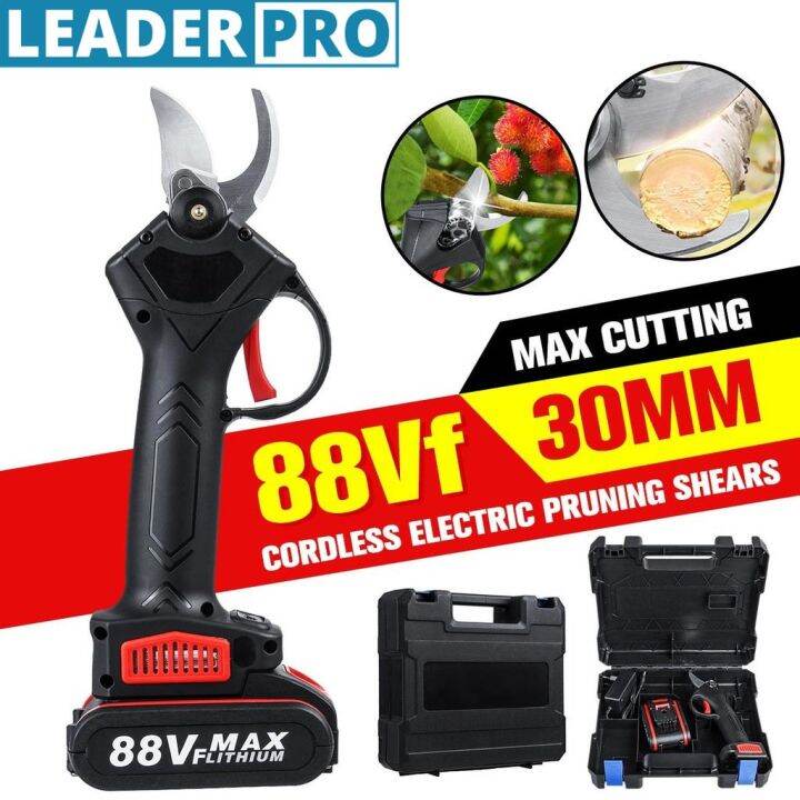 NEW 500W 88V Cordless Pruner Lithium Ion Pruning Shear Efficient Fruit