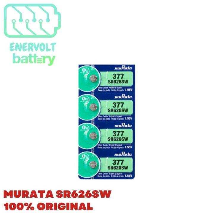 Murata Silver Oxide Battery SR626SW SOLD PER PIECE Lazada PH