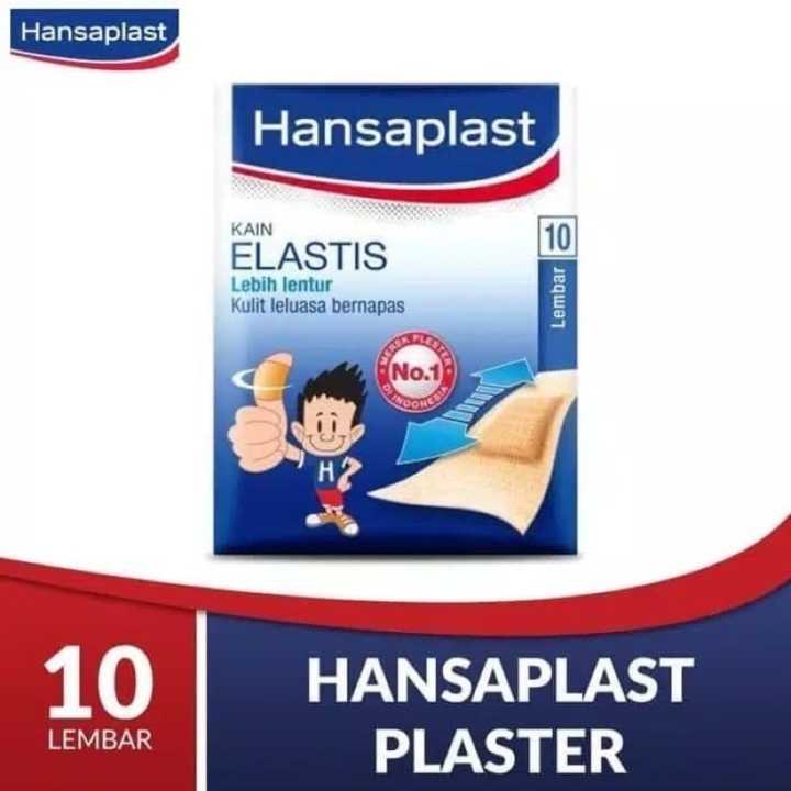 Hansaplast Kain Elastis Isi Lembar Plester Luka Standar Jumbo Mix