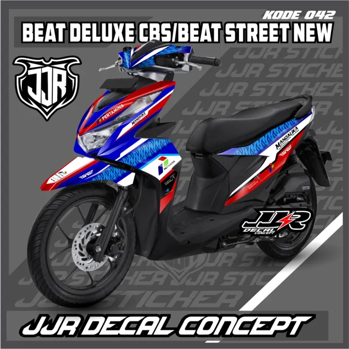 STIKER DECAL NEW HONDA BEAT DELUXE CBS NEW BEAT STREET 2020 2021 FULL