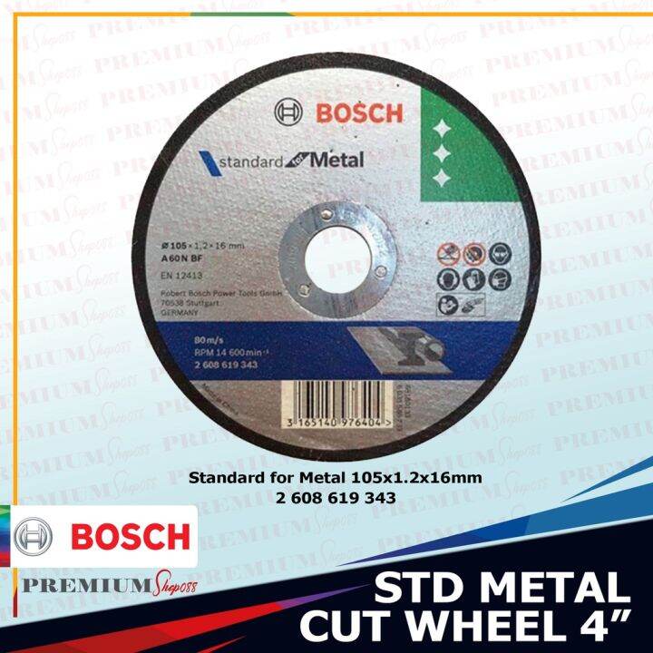 Bosch Cutting Disc Metal 4 Super Thin Cut Wheel 105mm 1 2mm 4 Standard