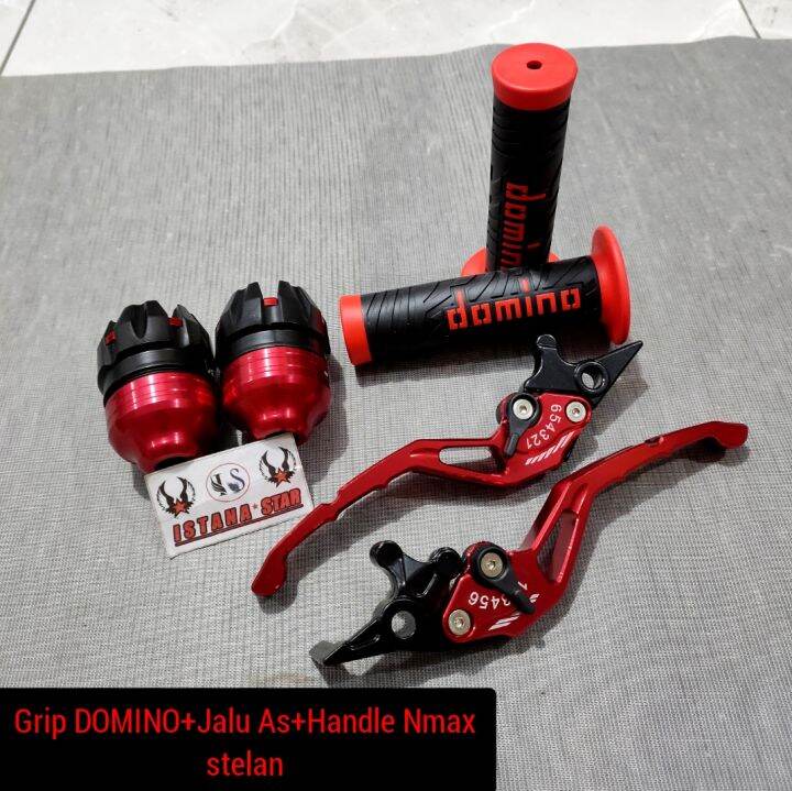 PAKET LENGKAP HEMAT 3 IN NMAX Handle Rem Nmax CNC Hangdrip Domino